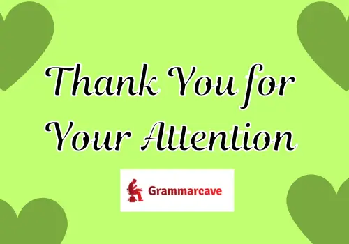 Thank You for Your Attention
