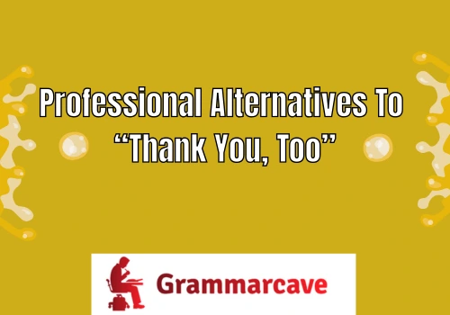 Thank You Too