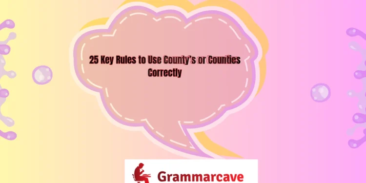 county's or counties
