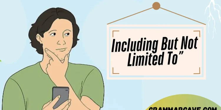 Including But Not Limited To