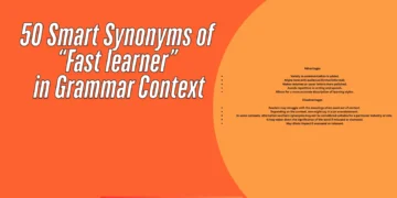 Synonyms for Fast Learner