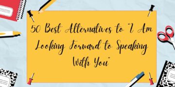 i am looking forward to speaking with you